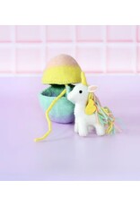 Rainbow Felt Surprise Egg with Unicorn