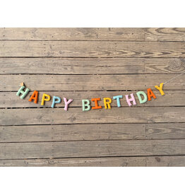 Felt Happy Birthday Garland