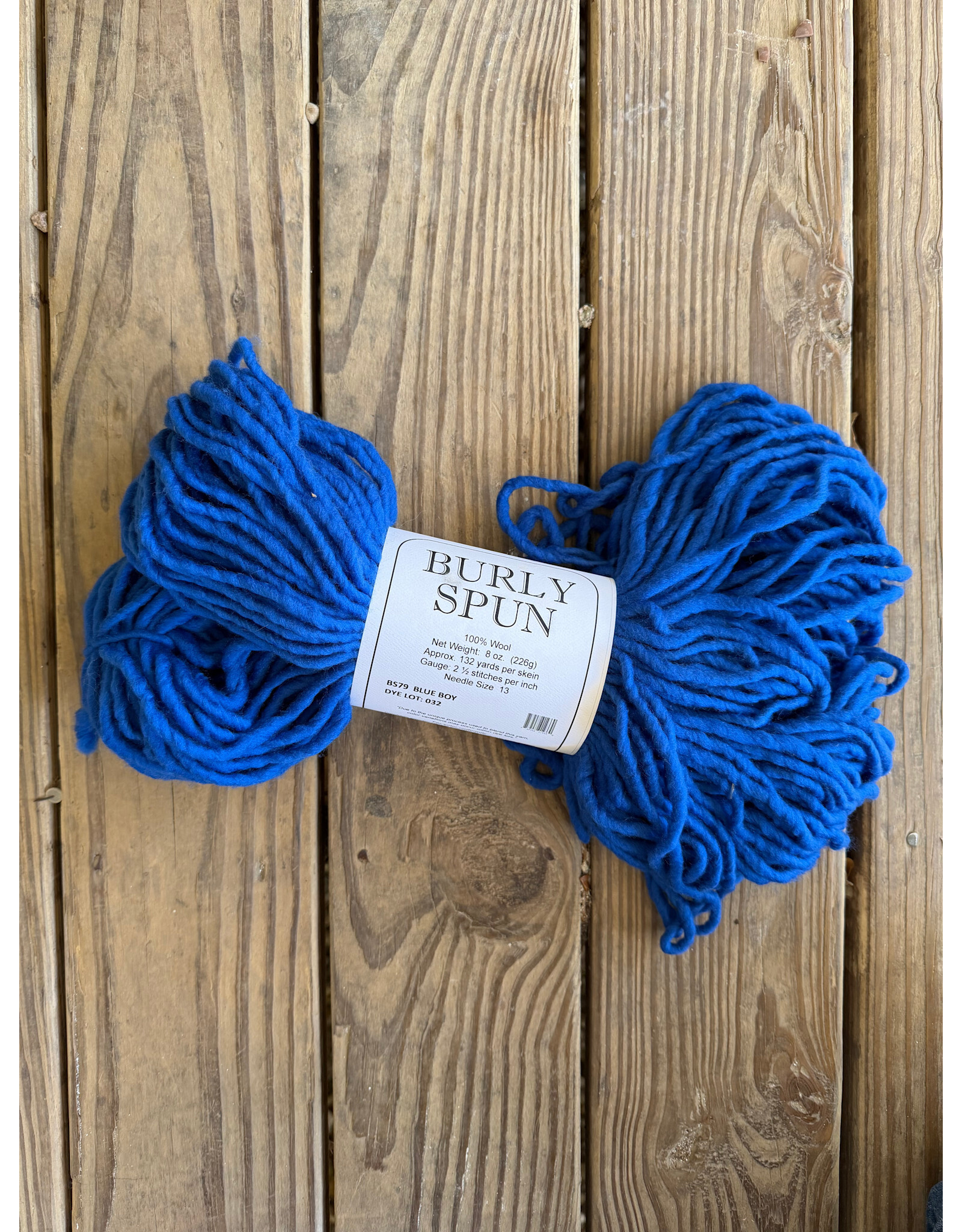 BURLY SPUN 100% WOOL Blue Boy BS79