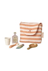 Toothbrush Set in a Bag, Coral. Maileg