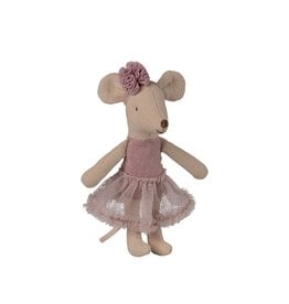 Ballerina Mouse, Little Sister. Heather. Maileg