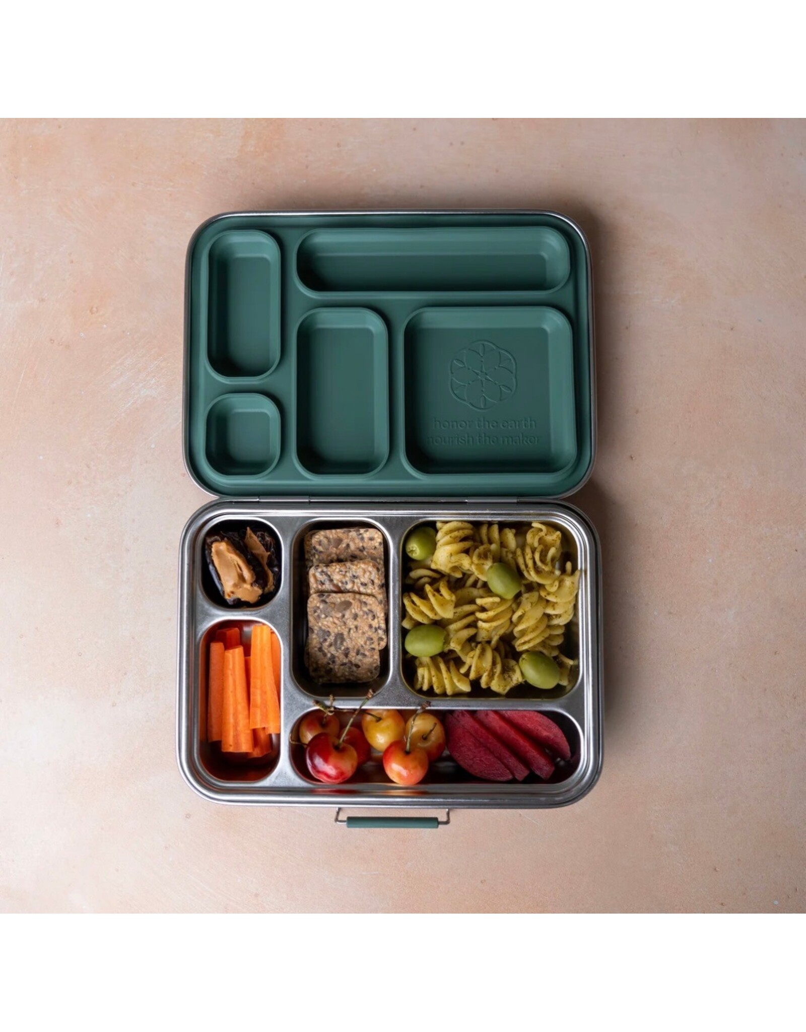 Earth and Maker Lunch Box - Eucalyptus. Large