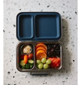 Earth and Maker Lunch Box - Two Compartment. Navy