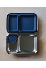 Earth and Maker Lunch Box - Two Compartment. Navy