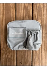 Earth and Maker Lunch Box - Organic Cotton Case. Light Blue