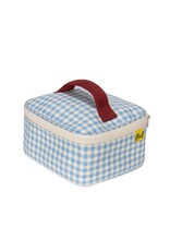 Mini Zip Cube - Gingham Sky