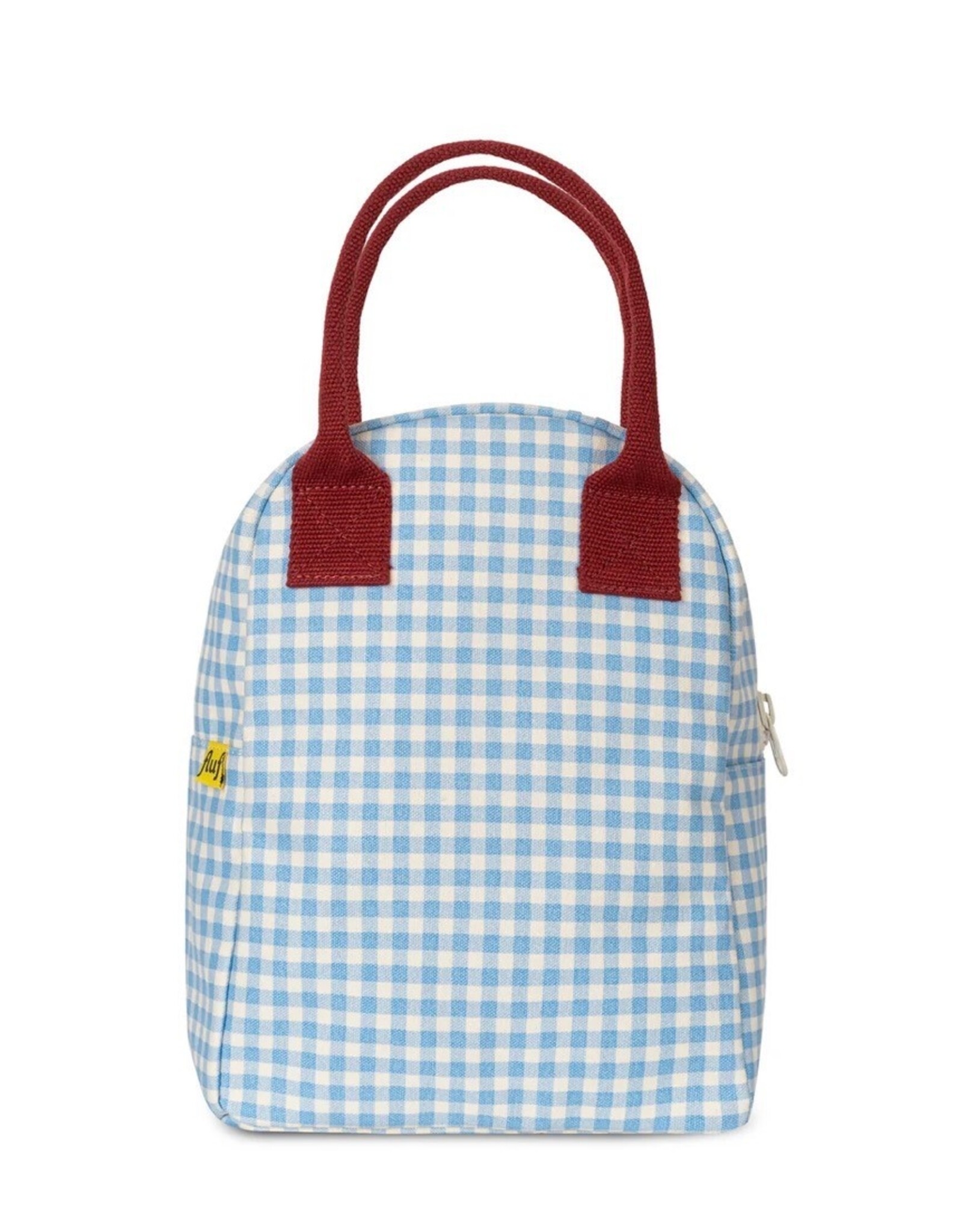 Zipper Lunch Box - Gingham Sky