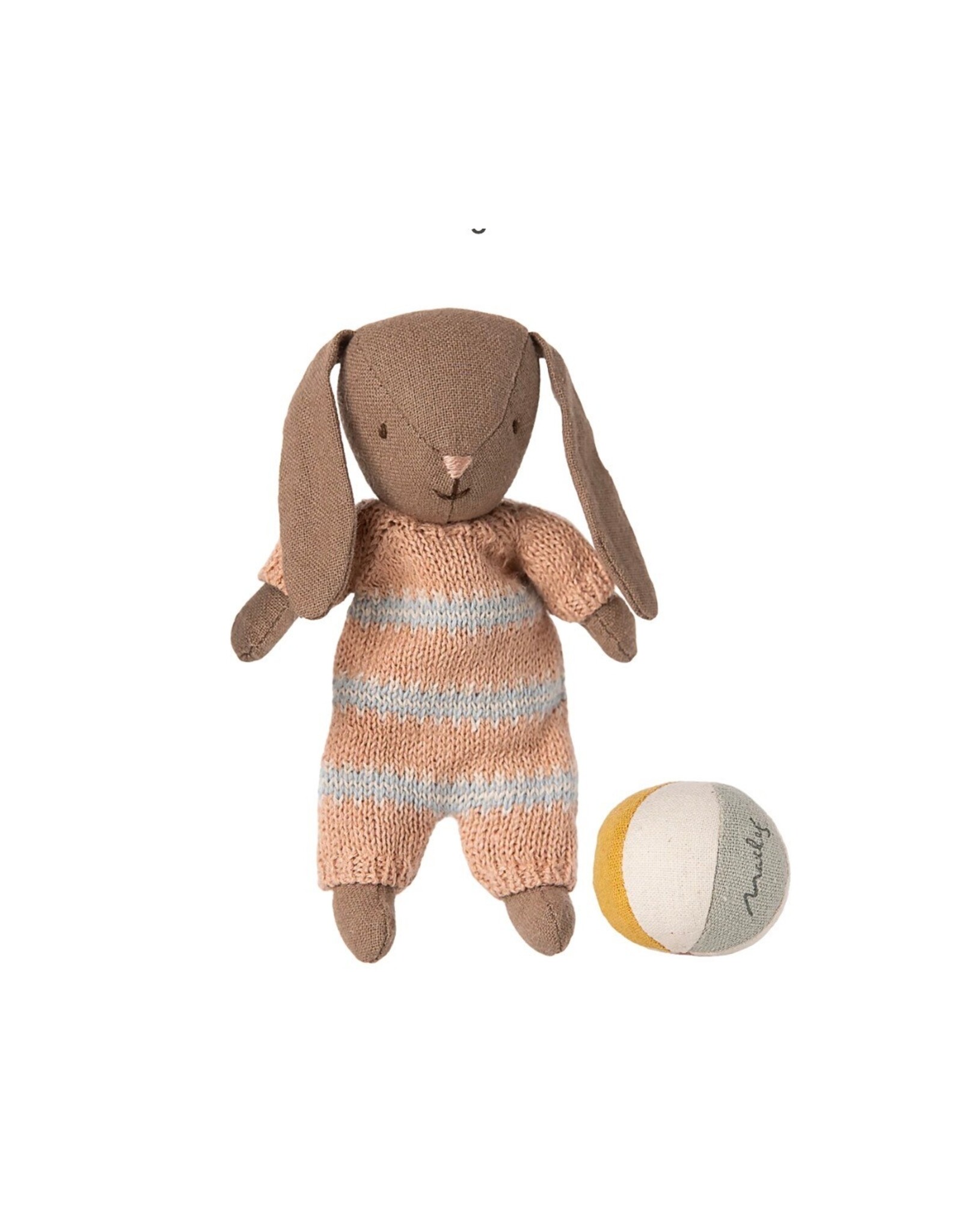 Bunny Set, Micro. Brown Dusty Rose. Maileg