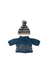 Knitted Sweater and Hat, Dad Mouse. Maileg