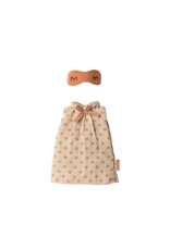 Nightgown, Mum Mouse, Light Grey. Maileg