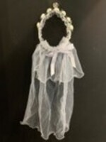 VEIL - HOLY COMMUNION W/HEADBAND OR CLIP