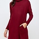 2HD3802 - RELAXED FIT VNECK DRESS