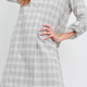 1DDED6436 - PLAID BUTTON UP DRESS