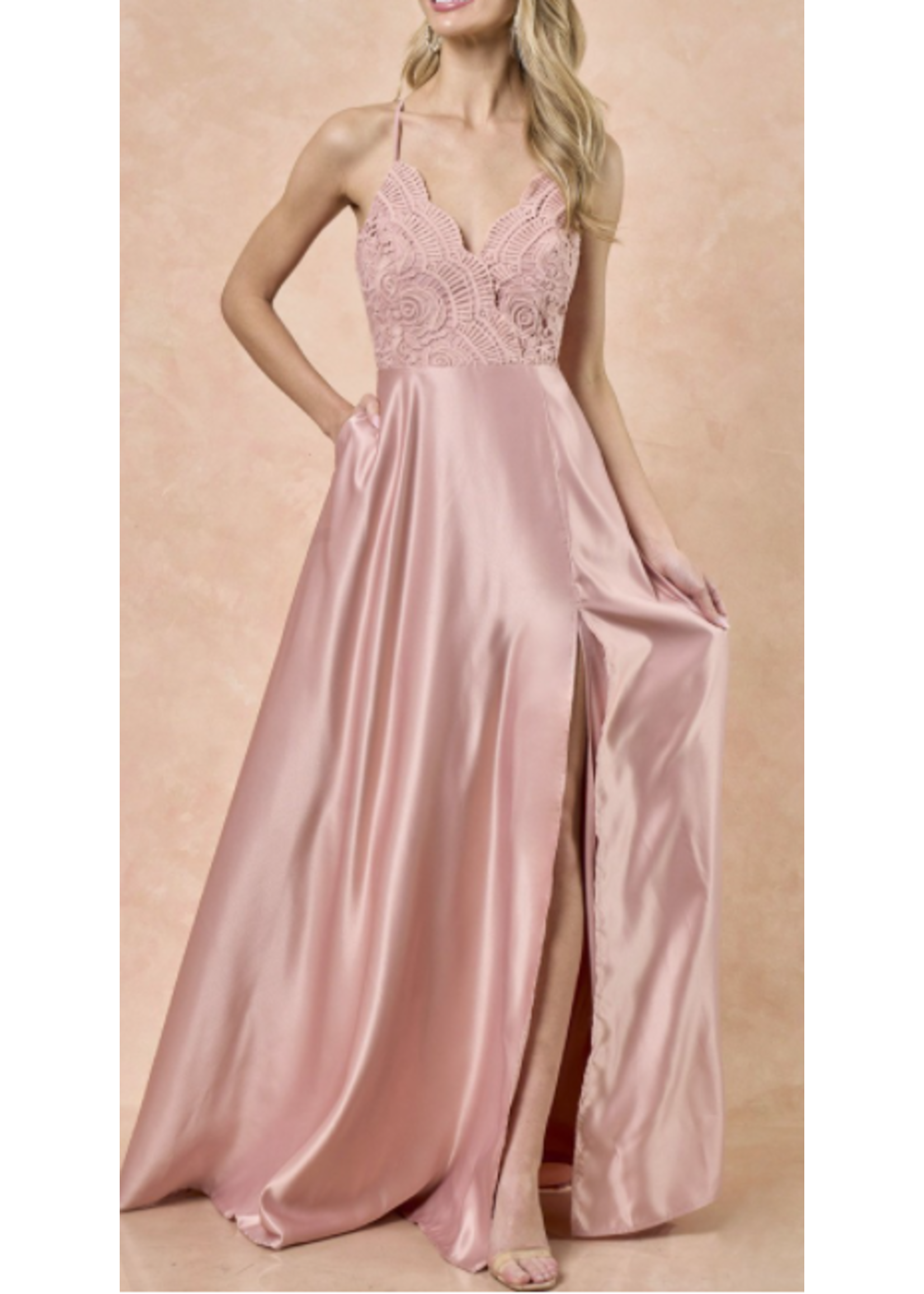 MUMF2129 -TAFFETA BALLGOWN