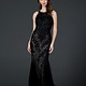 ASL1865 - BLACK LACE BEADED GOWN