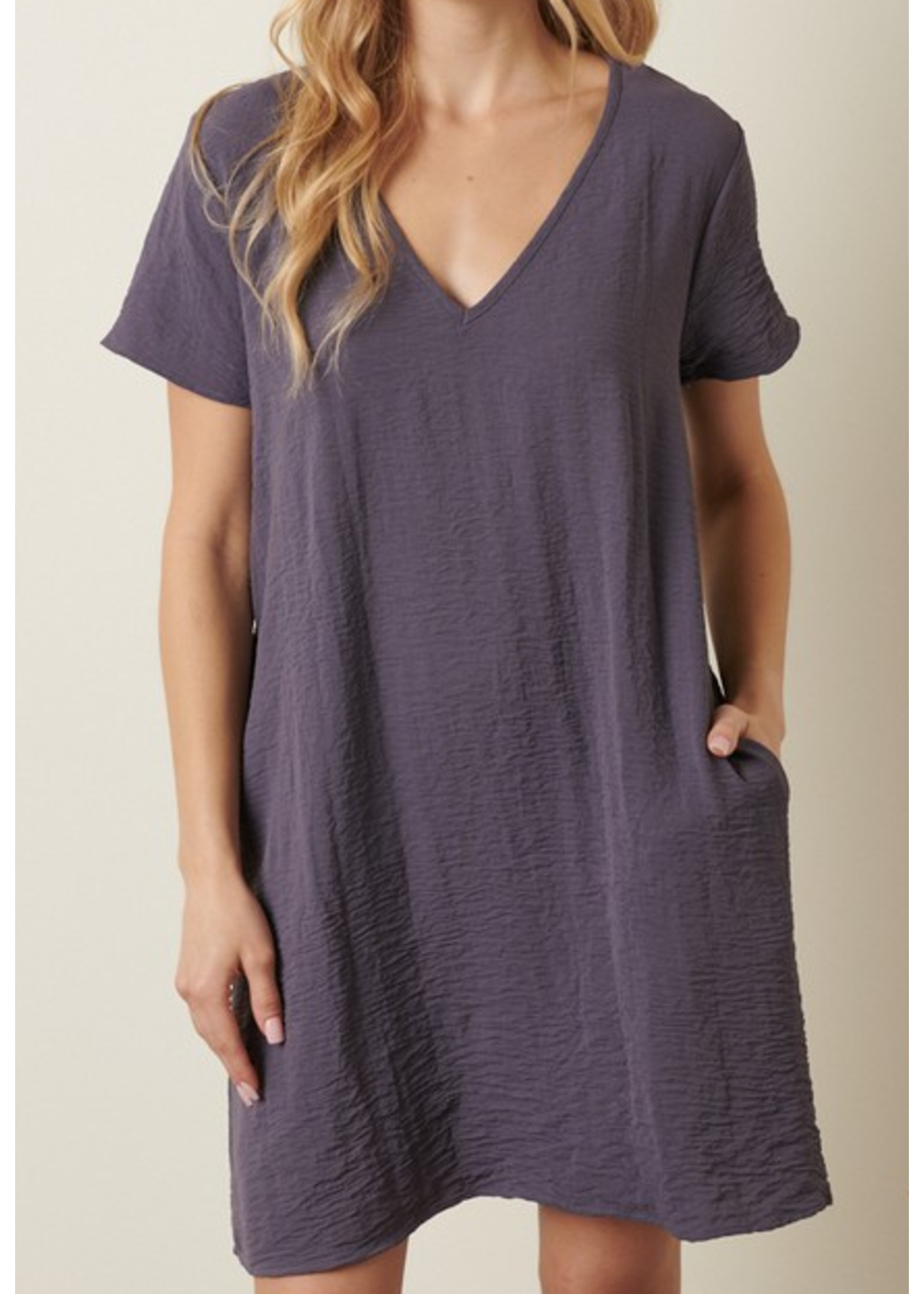 MSCD1565 - VNECK SHIFT DRESS