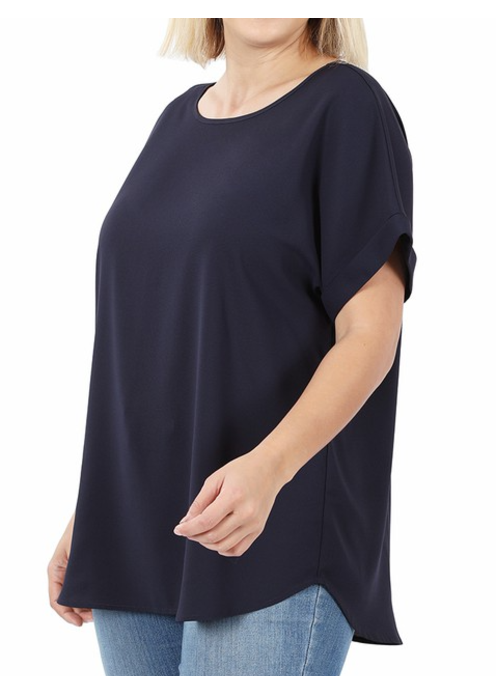 ZNQT3500 - BOAT NECK BLOUSE