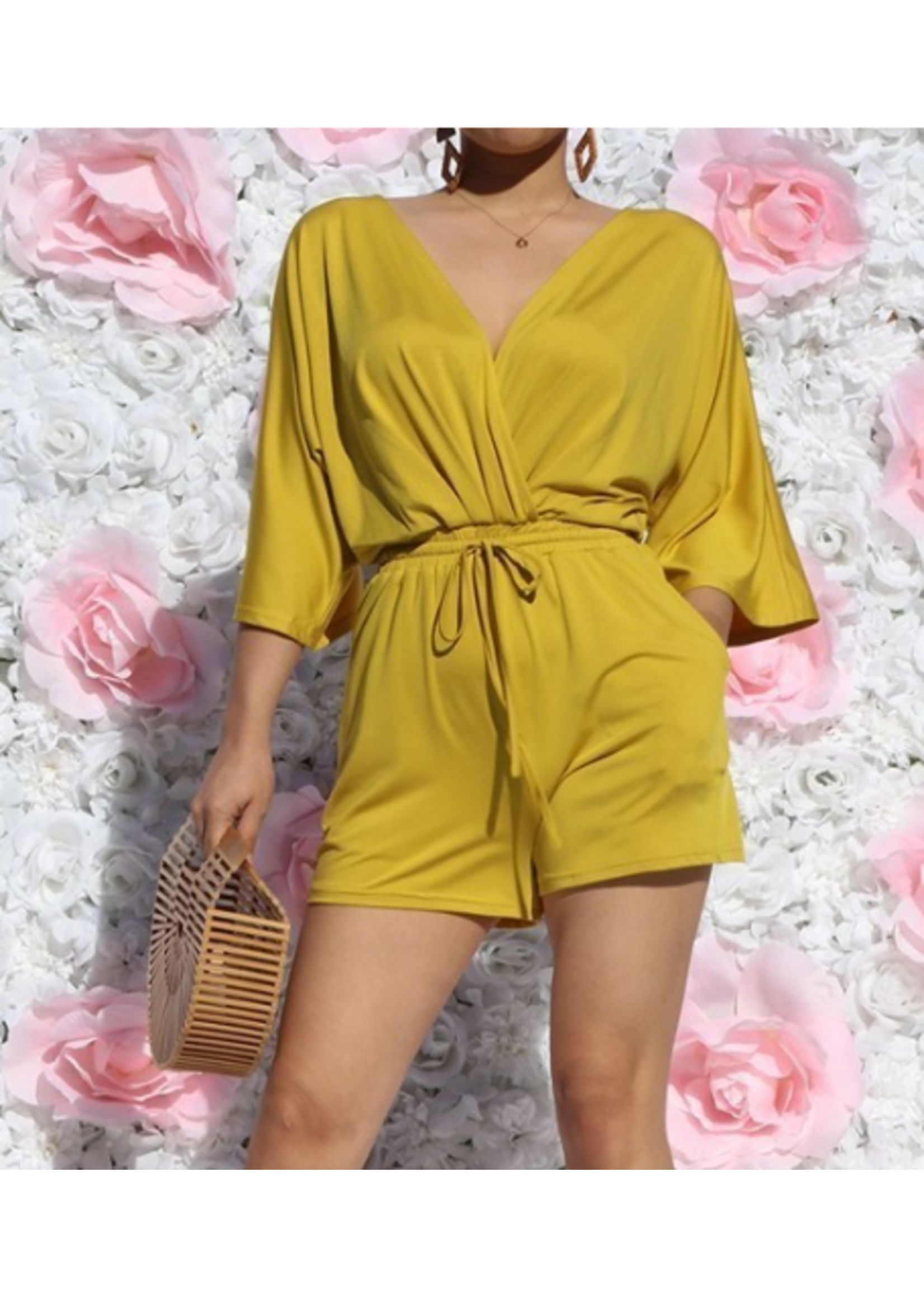 DDDD3675  - DEEV V NECK ROMPER