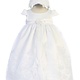 KD470 - Cross Embroidered Christening Gown