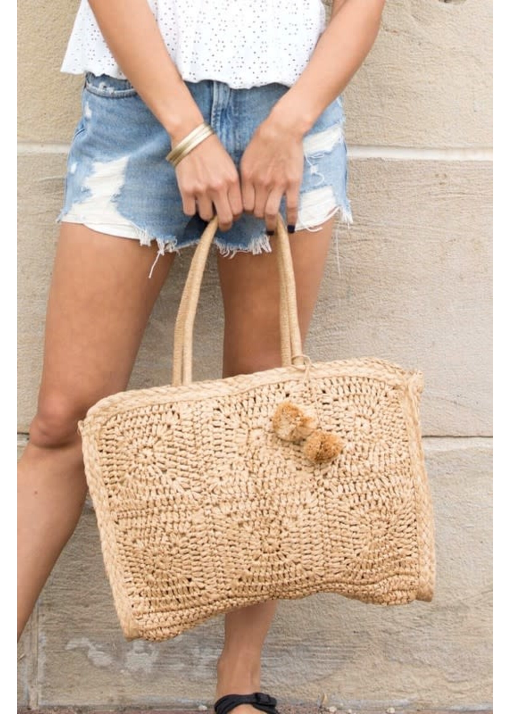 ACBAT02 - Straw Traveler Tote