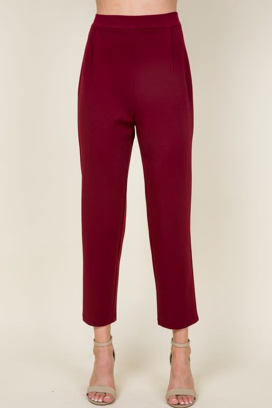 EPED10557 -STRAIGHT LEG SOLID TROUSER