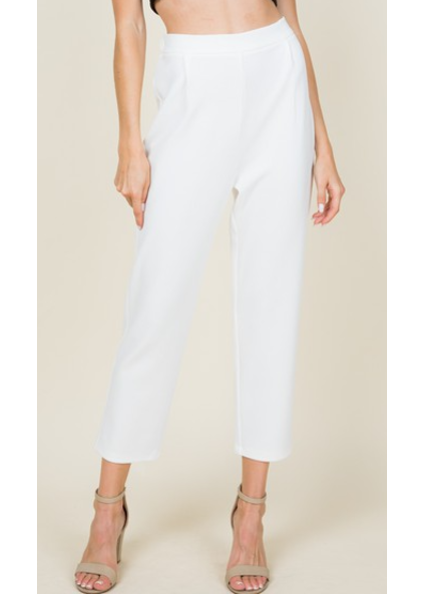 EPED10557 -STRAIGHT LEG SOLID TROUSER