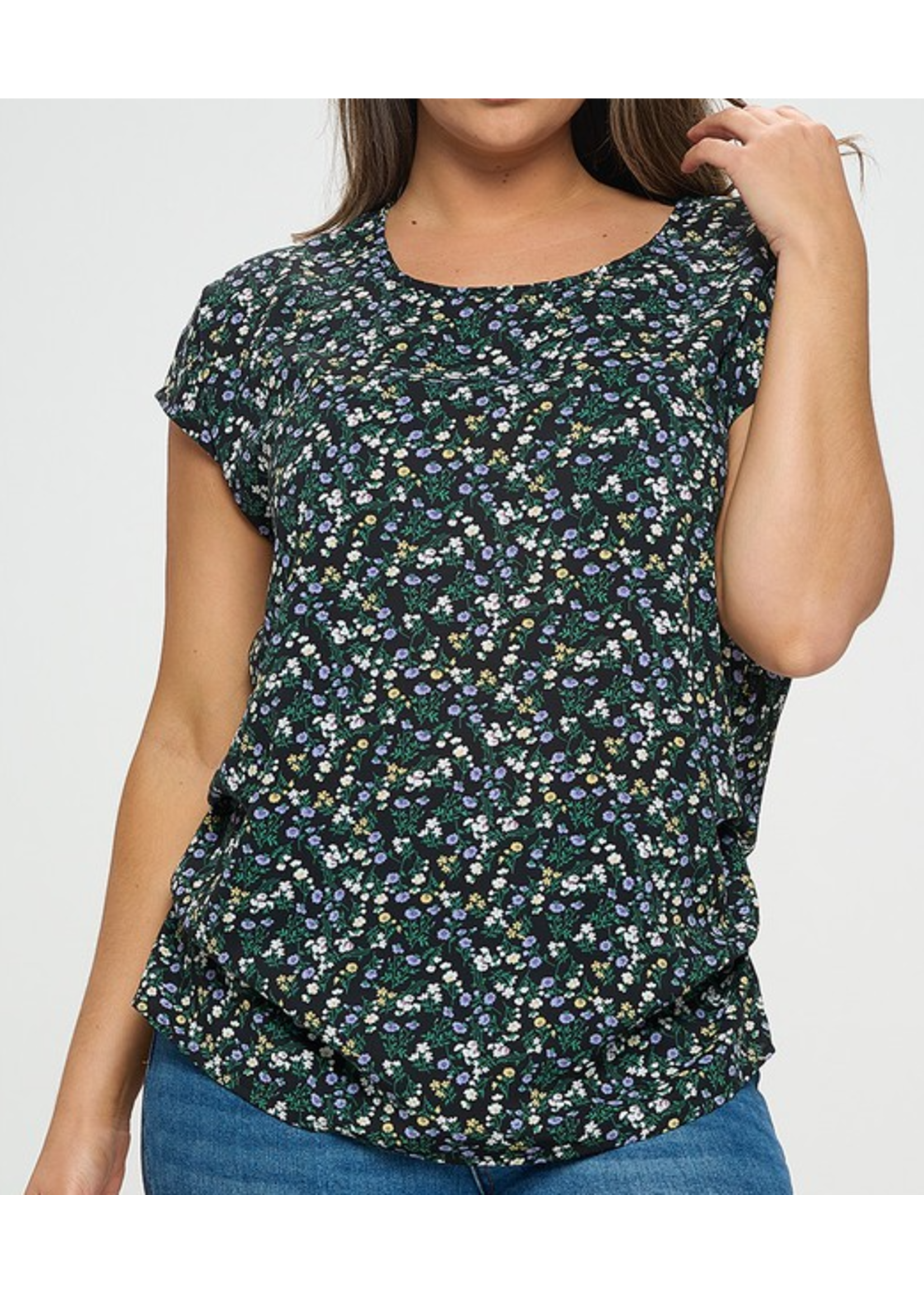 TPIT5540 - PLUS RELAXED FIT BLOUSE