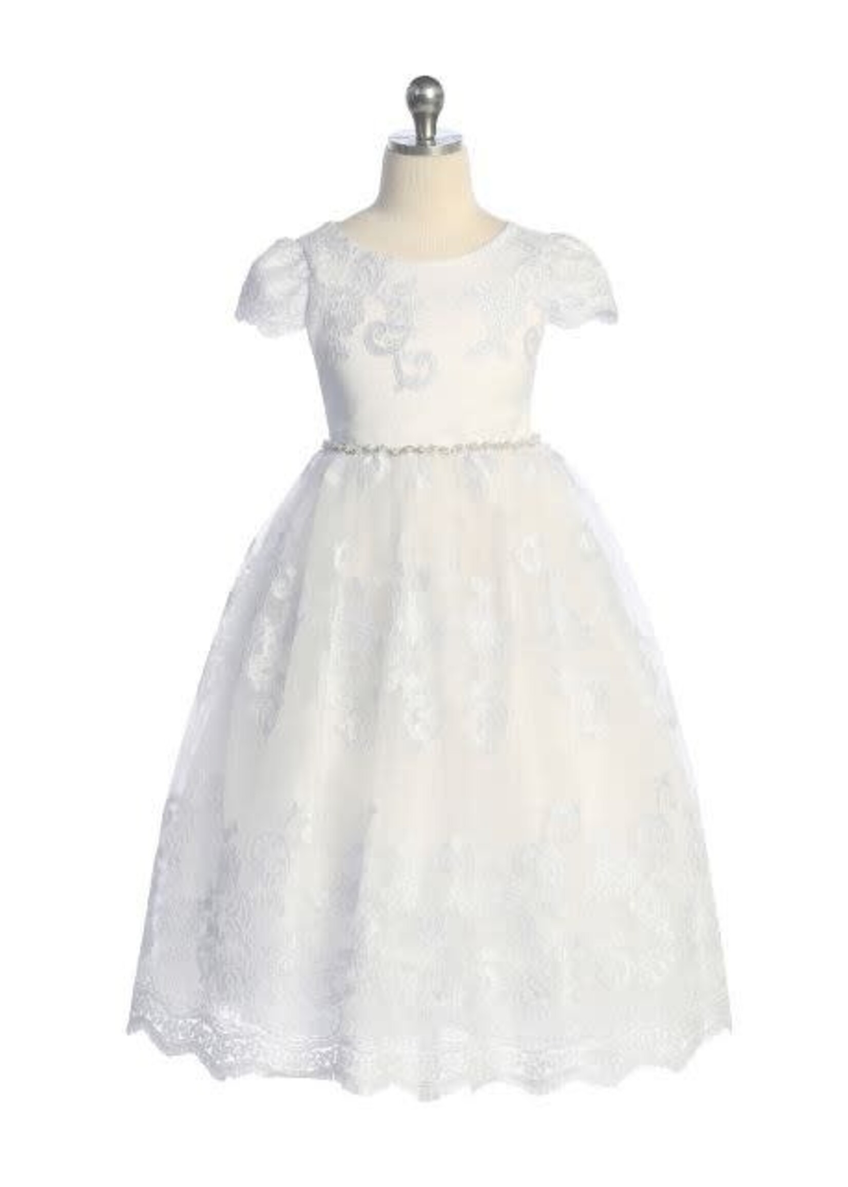 KD554 -  FIRST HOLY COMMUNION GOWN /FLOWER GIRL