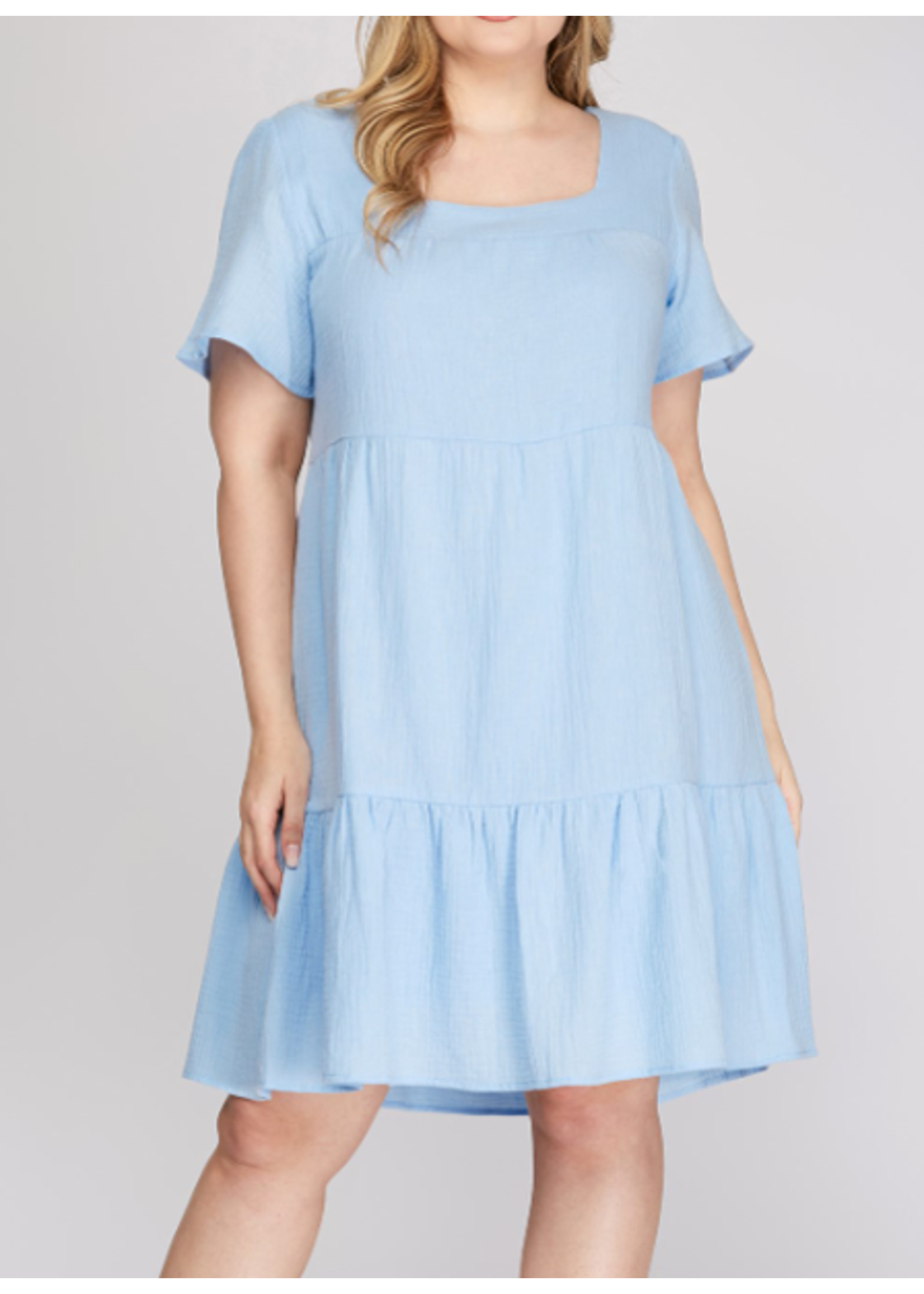 SSPSY3759 - TIERED BABY DOLL DRESS