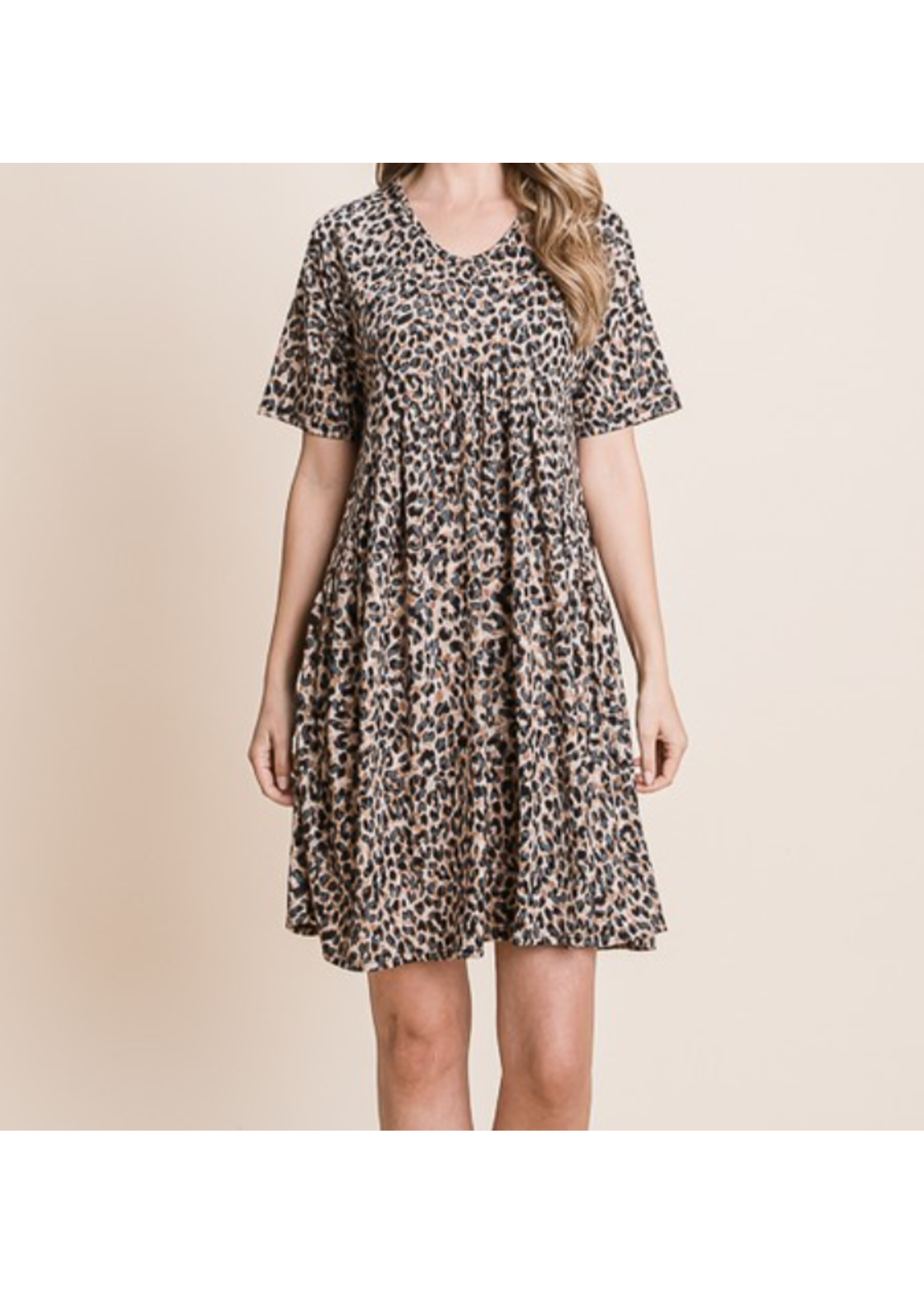 BBDA1290 - LEOPARD PRINT DRESS