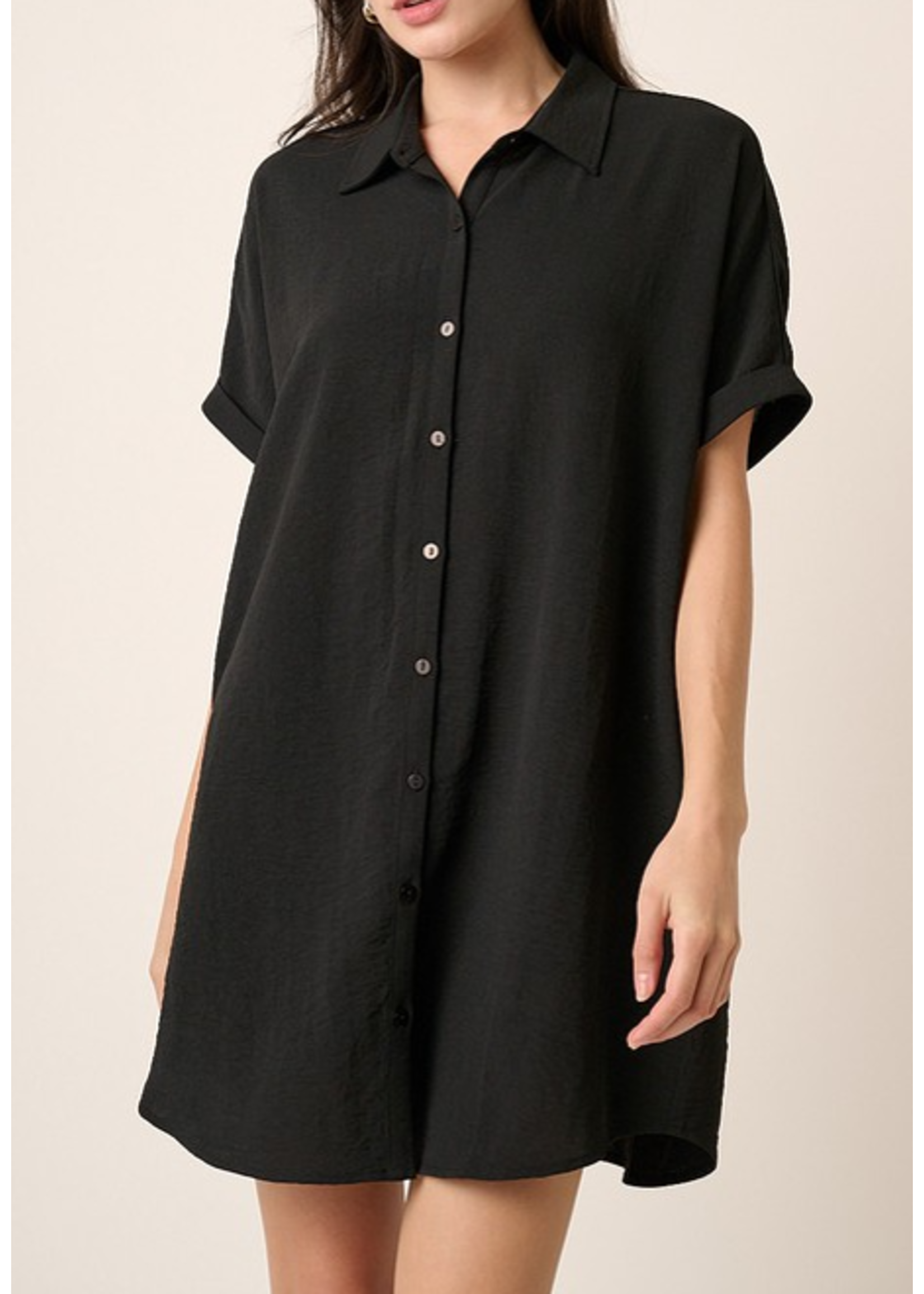 MSM43266 - AIRFLOW DOLMAN SHORT SLEEVE SHIRT DRESS