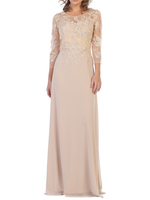 MQMQ1637 - SLEEVED MOB GOWN