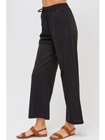 2HP3084 - LINEN CROPPED WIDE LEG PANT