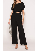 TGWN10950 - AIRFLOW 2PC SET WIDE LEG AND CROP W CAP SLEEVE