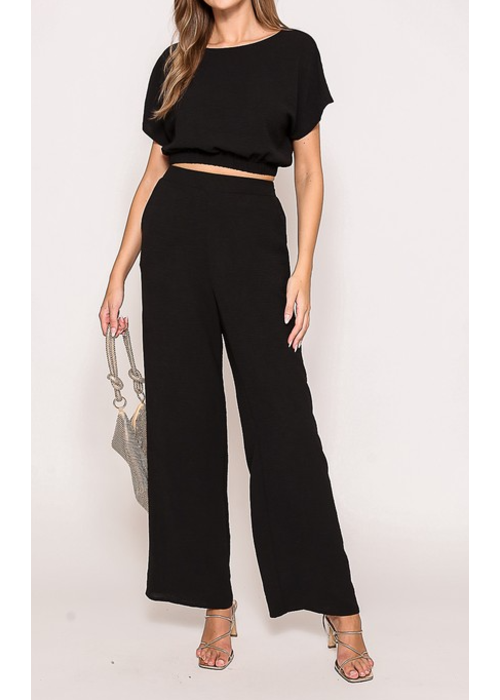 TGWN10950 - AIRFLOW 2PC SET WIDE LEG AND CROP W CAP SLEEVE