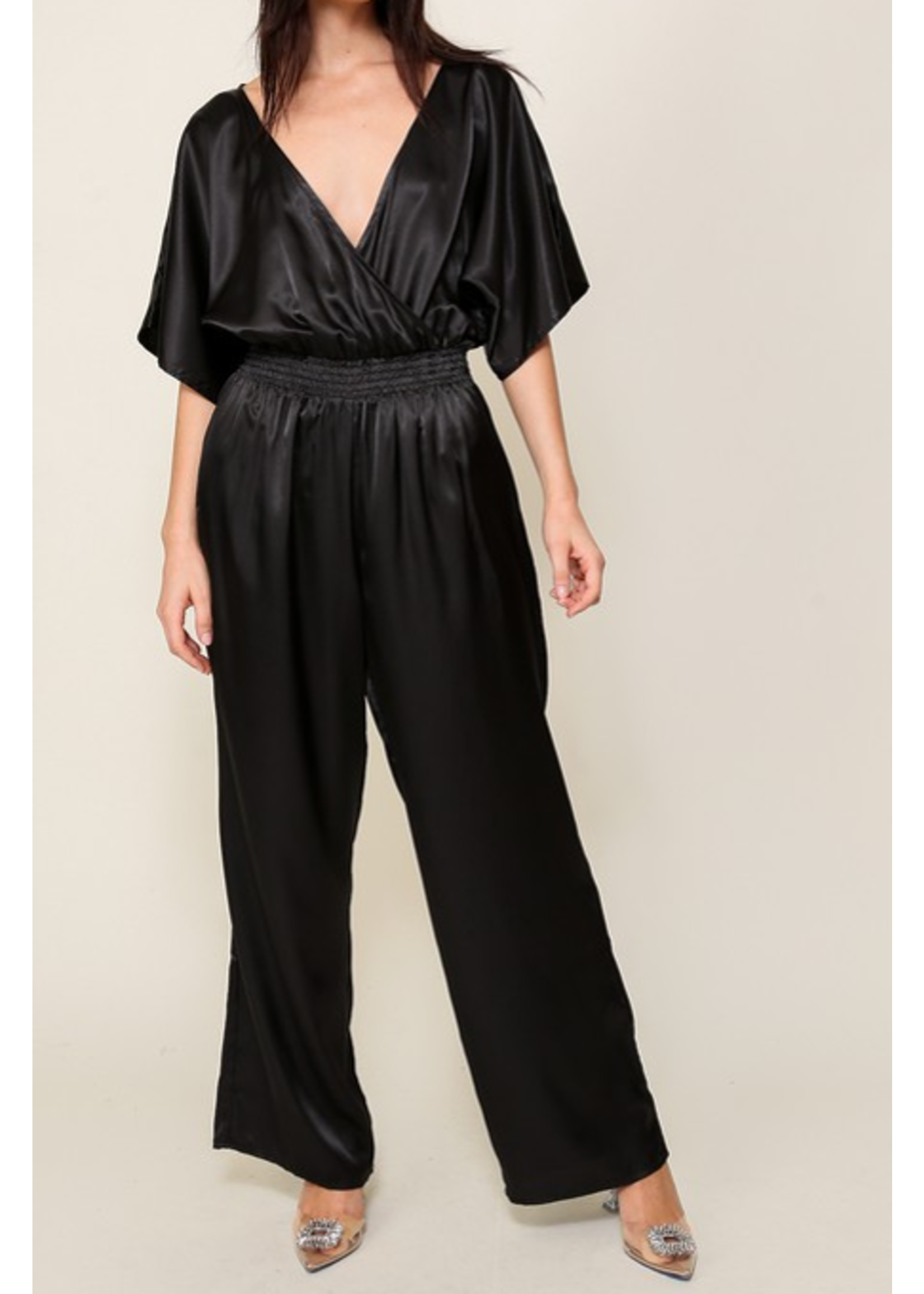 TGWP8543S -  HOLIDAY SATIN JUMPSUIT (RUNS BIG)