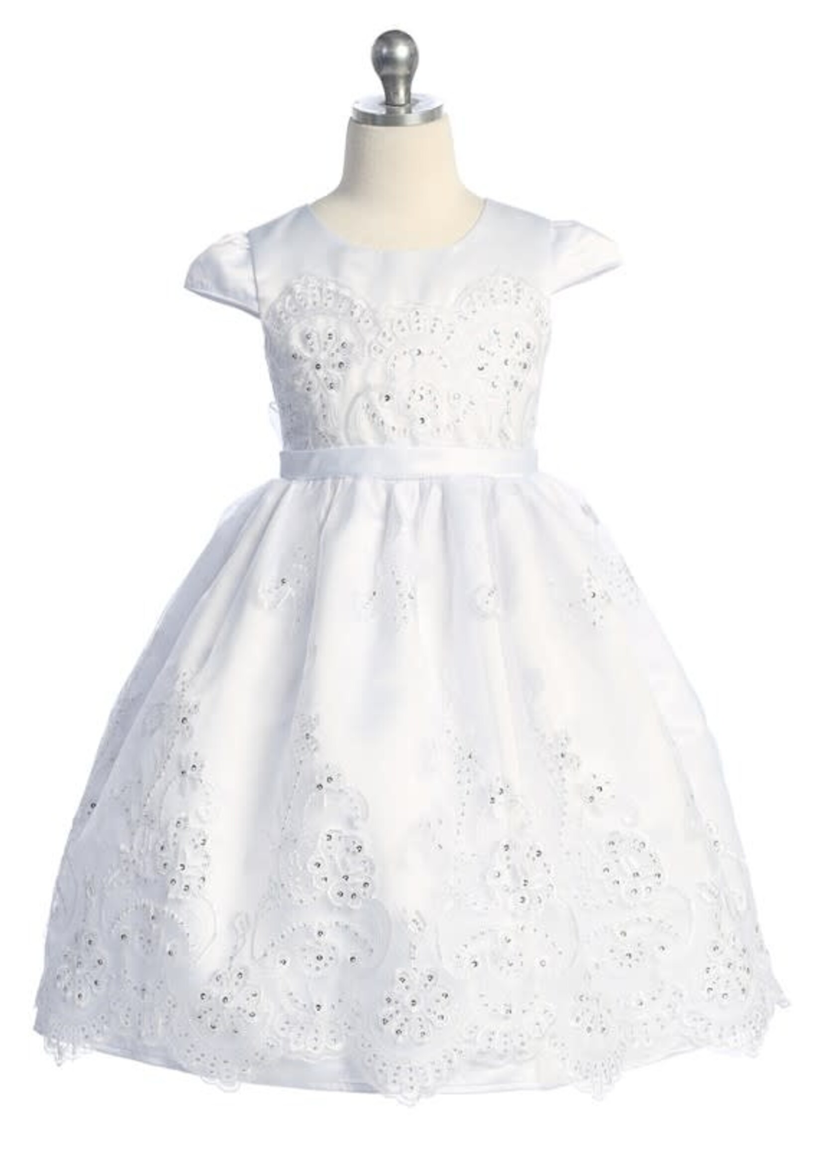 JK405 - FIRST HOLY COMMUNION / FLOWER GIRL GOWN
