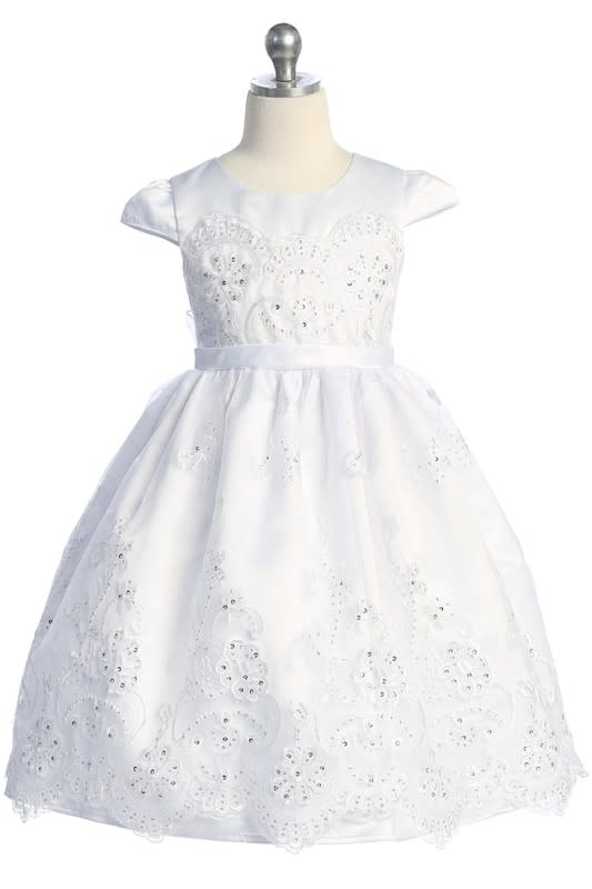 White Girls Communion Gown GFGD513