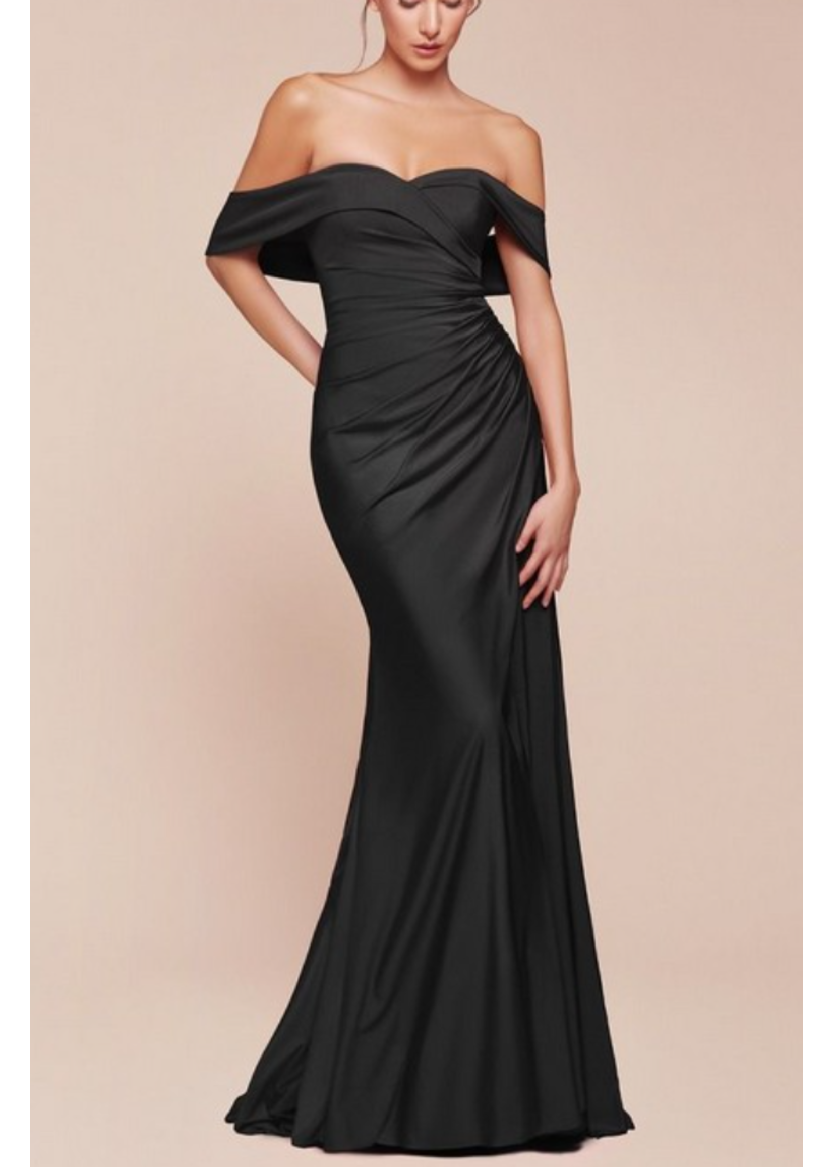 CDCD790C - EVENING GOWN / PLUS OFF SHOULDER