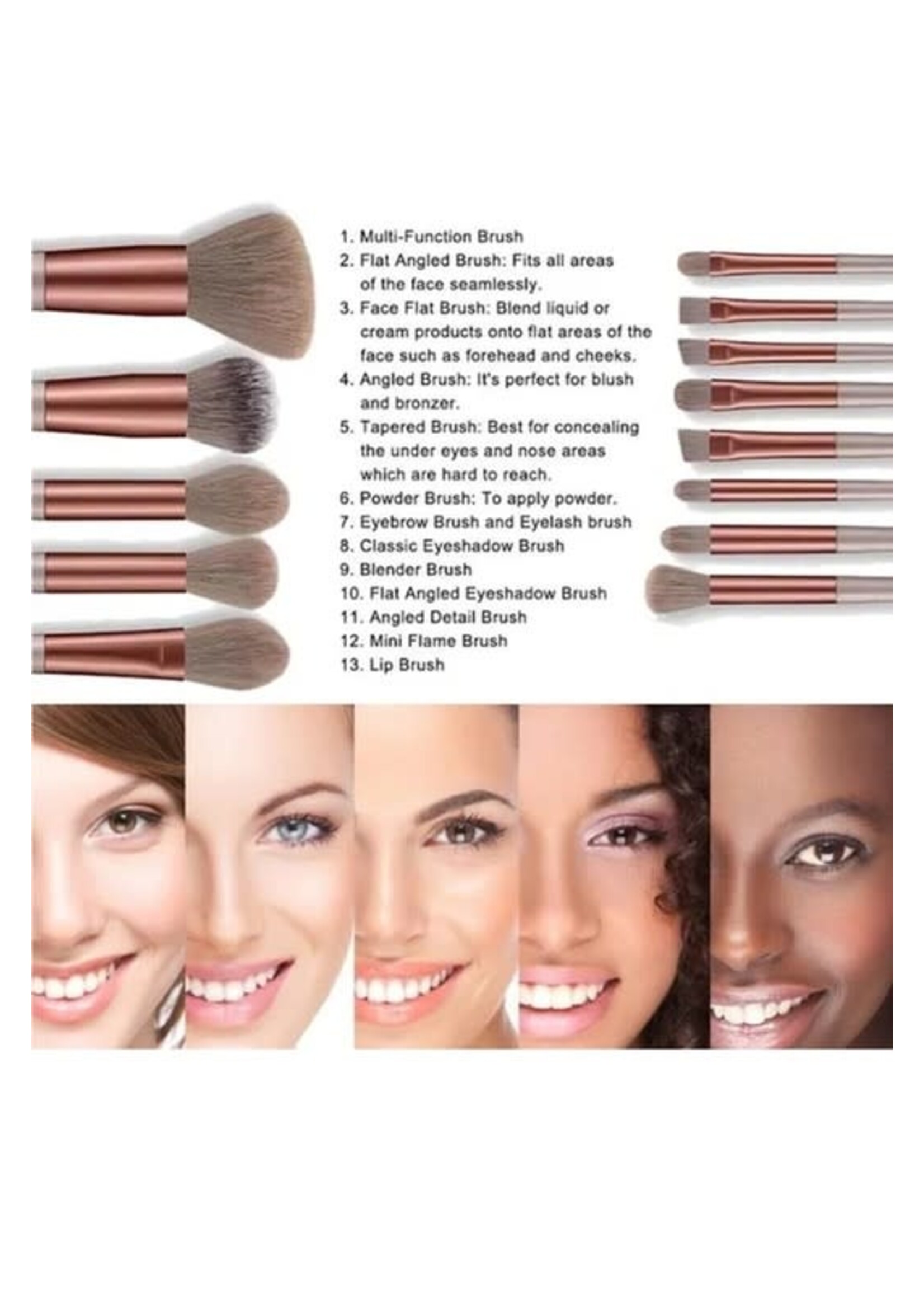 BRUSH KIT - 13 PC MAKE UP KIT