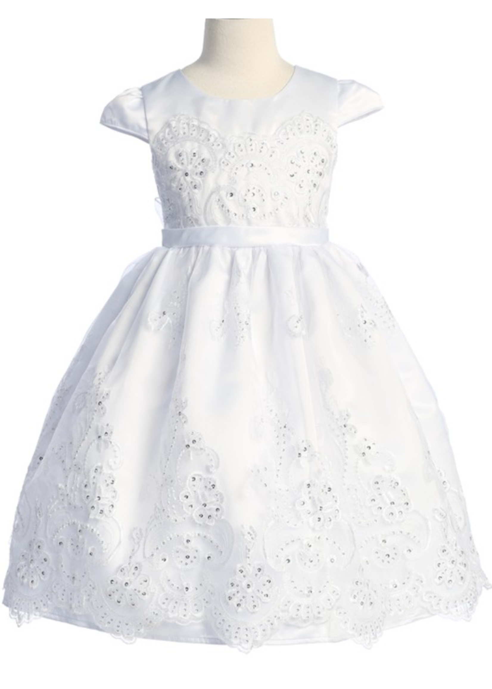 JK405 - FIRST HOLY COMMUNION / FLOWER GIRL GOWN