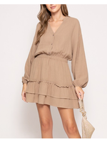 TGWD9041 - Boho pumpkin patch tiered dress