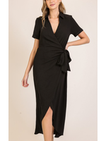 TGWD9146 - Date night surplice airflow dress
