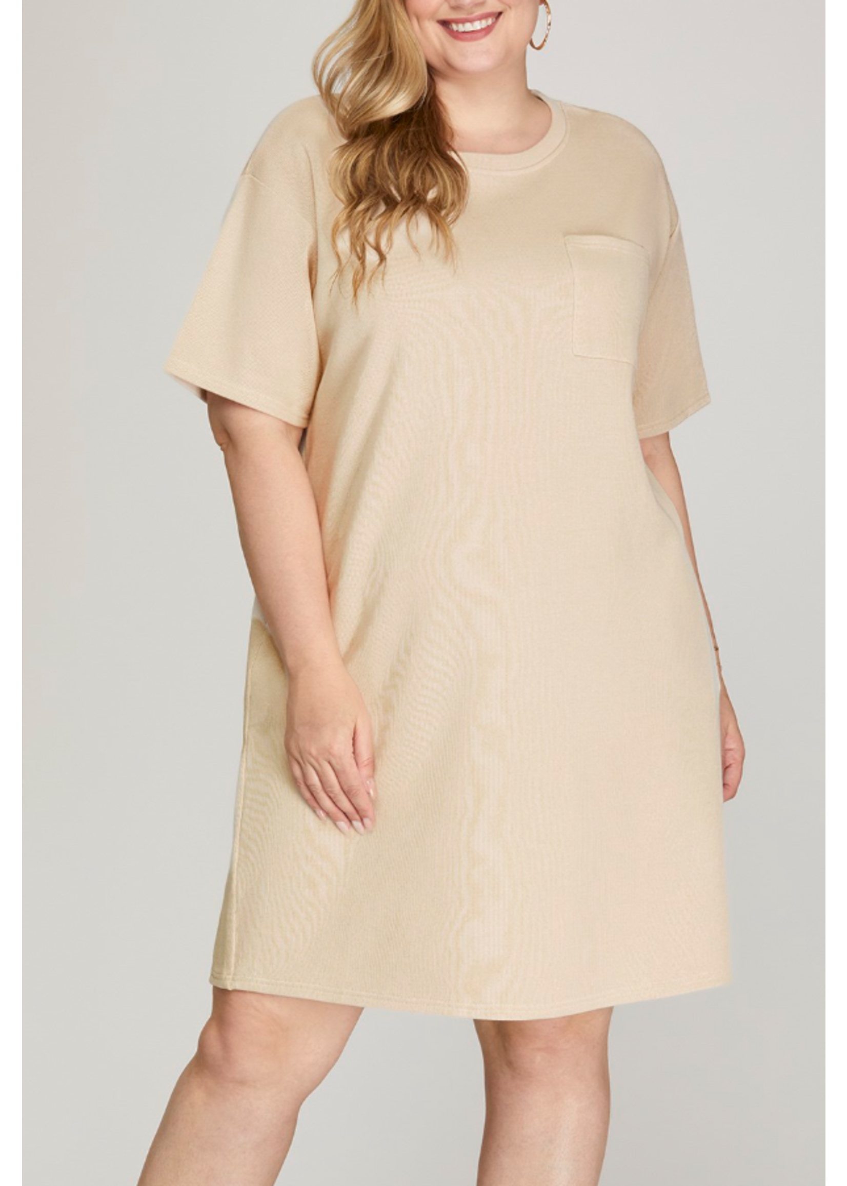 SSPSY7222 - PLUS CLASSIC SHIFT DRESS