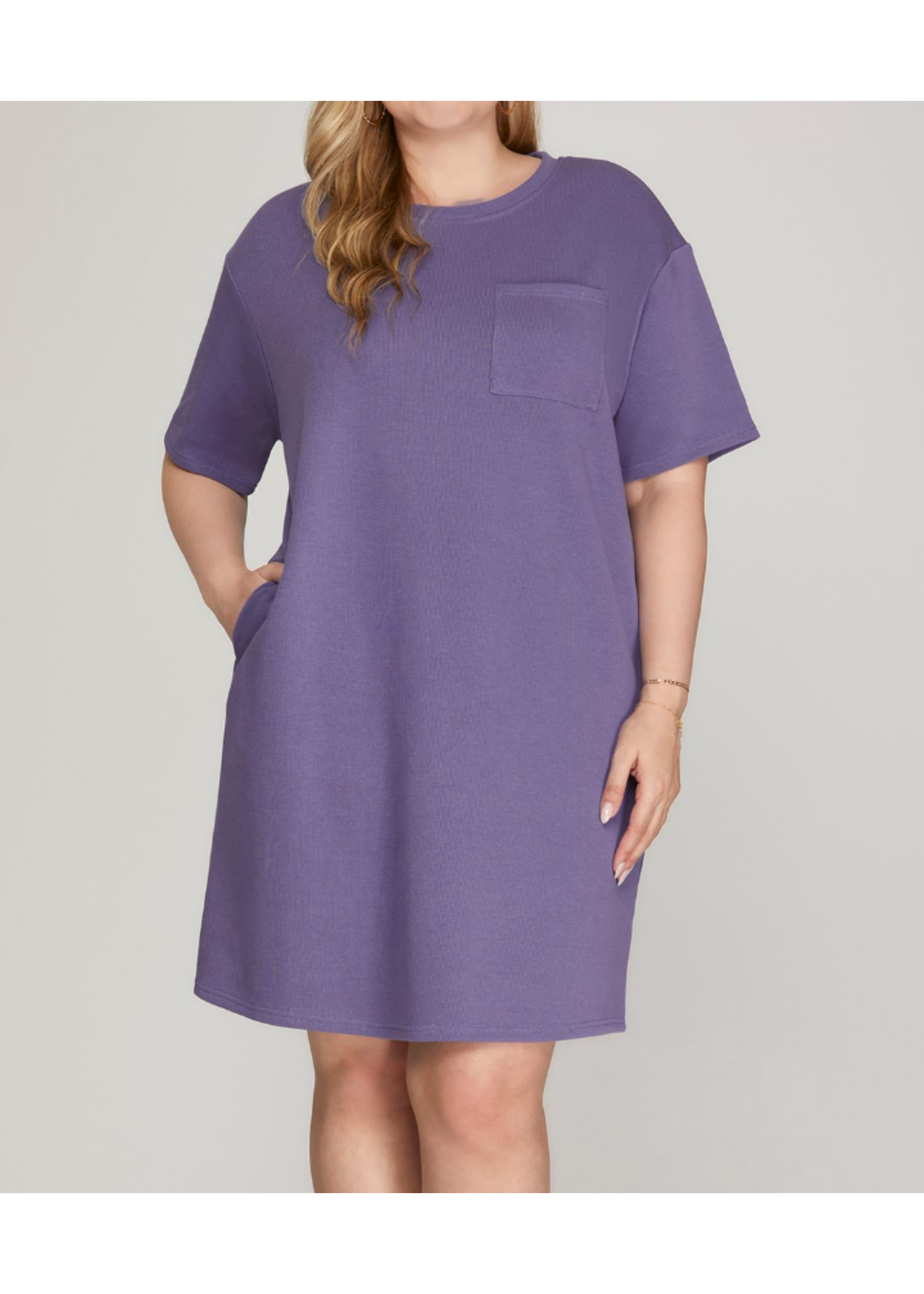 SSPSY7222 - PLUS CLASSIC SHIFT DRESS