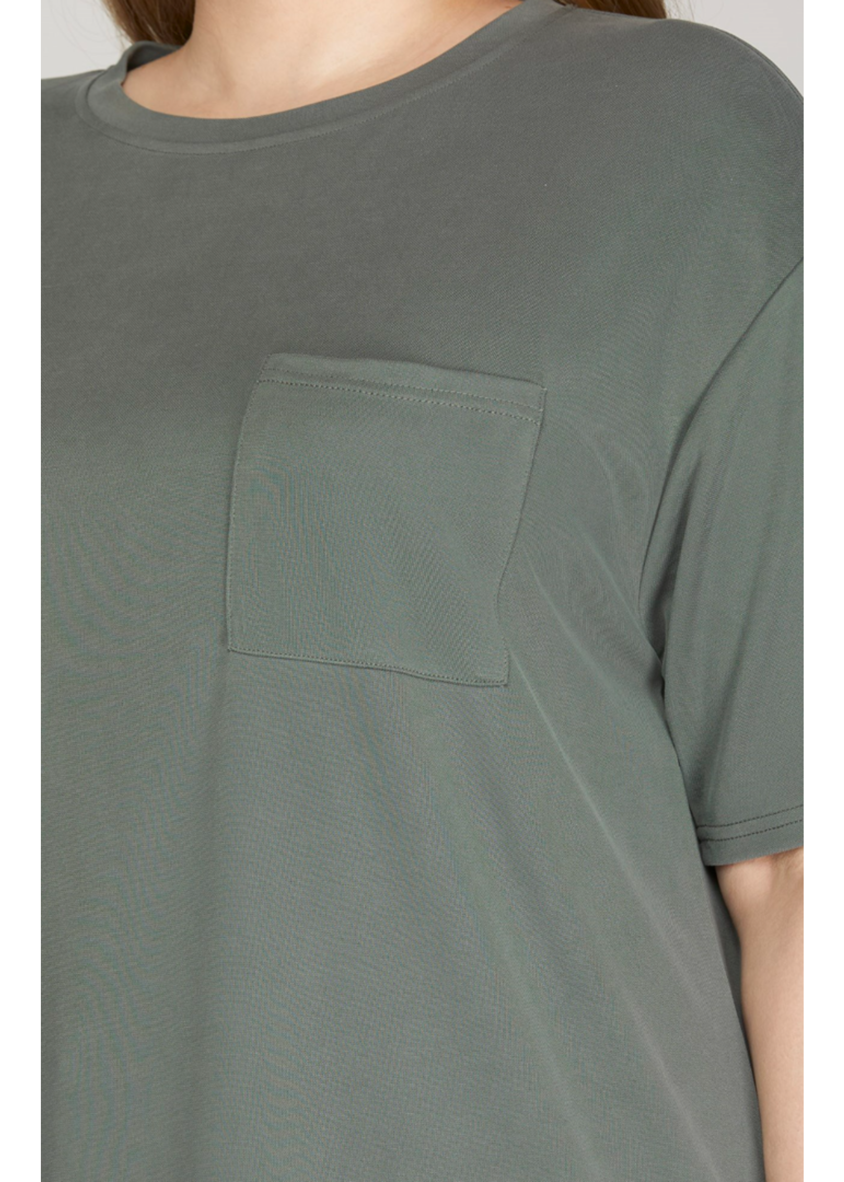 SSPSY7221 - PLUS ROUND NECK BLOUSE