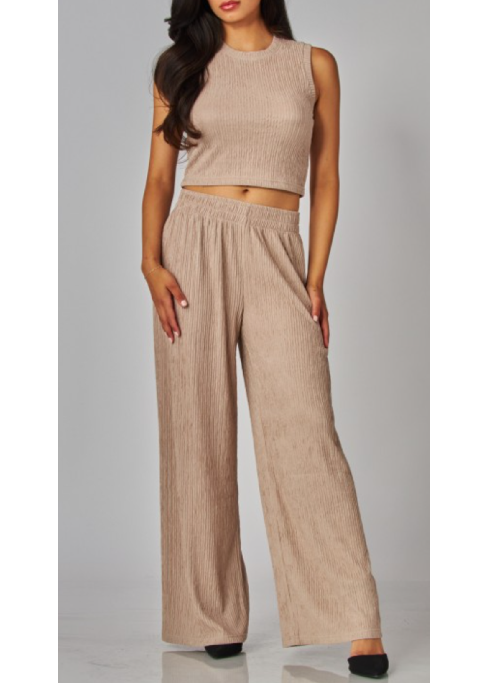 LPIS0 - Crinkled Plisse 2pc Set