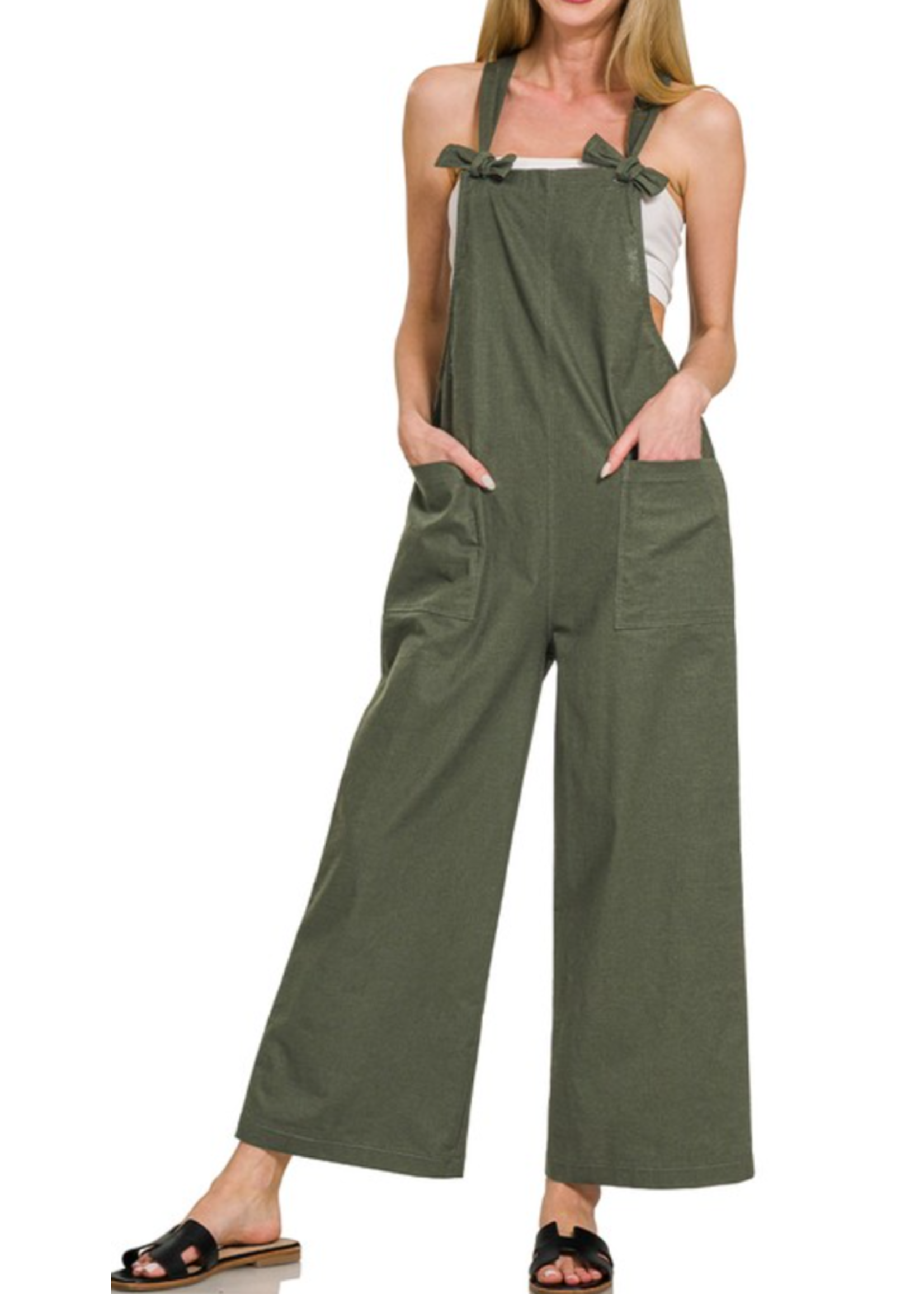 ZNQP7301Y -  Woven Knot Strap OverallS
