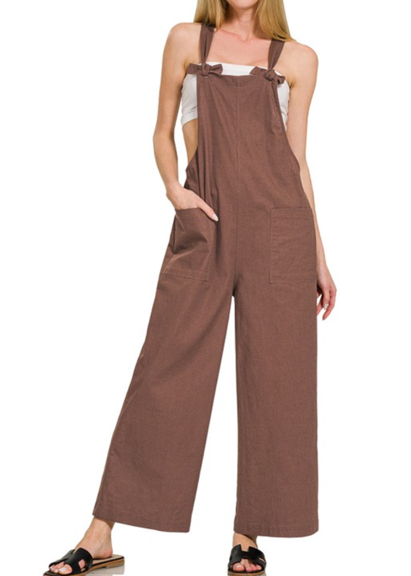 ZNQP7301Y -  Woven Knot Strap OverallS