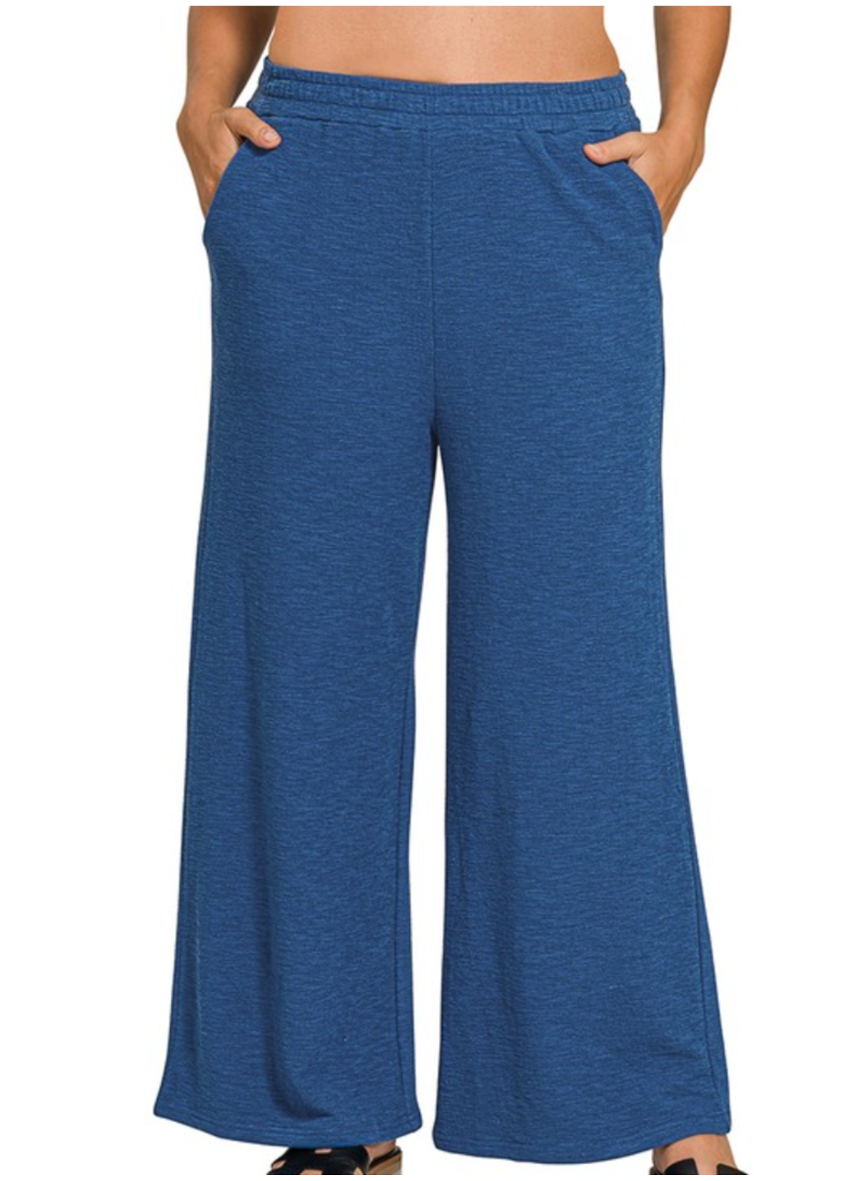 ZNCP3455 - COTTON WIDE LEG PANTS